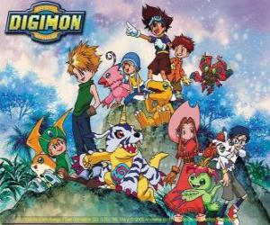 yapboz Digimon Karakterler